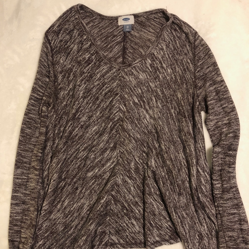 Heathered Purple Sweater